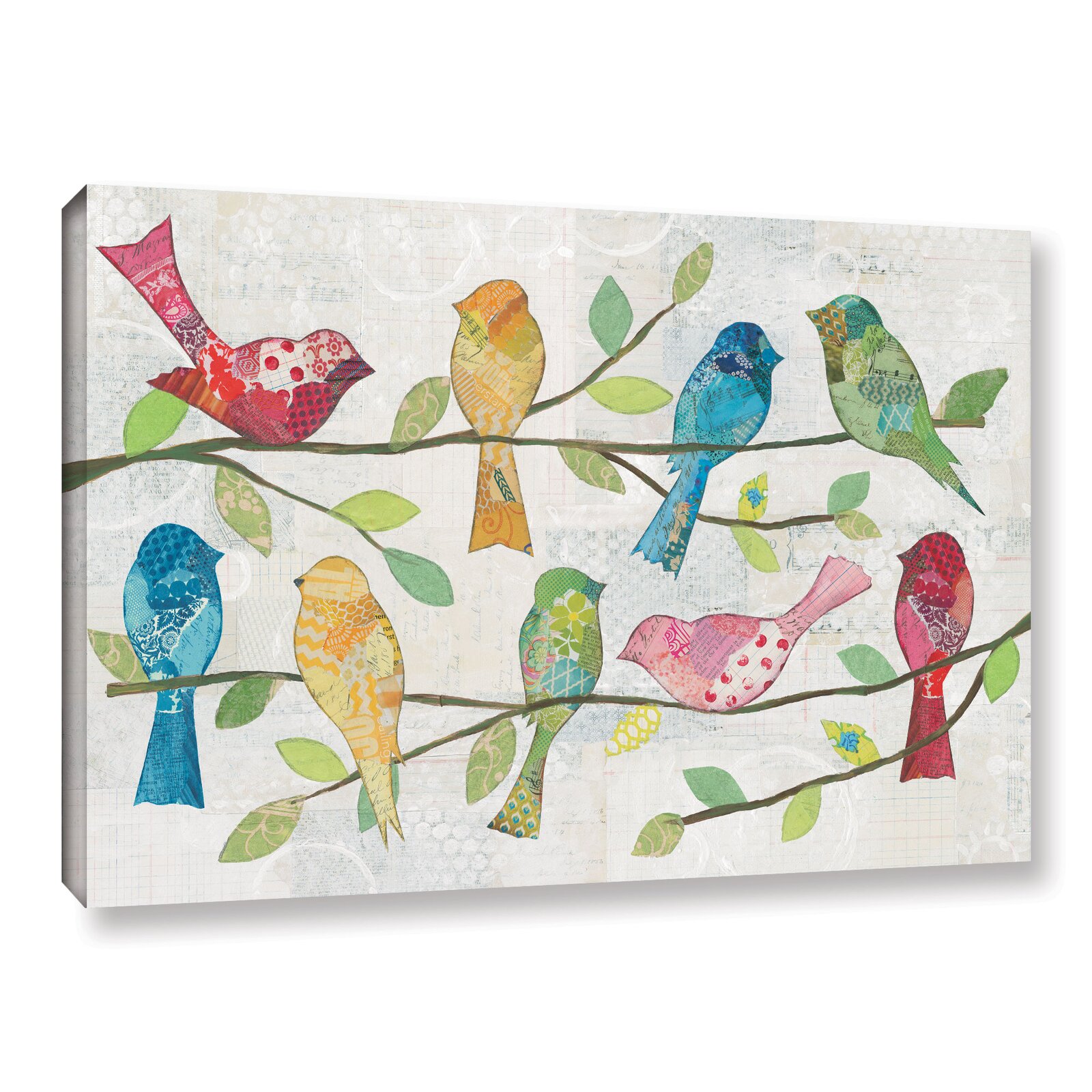 Bird Wall Decorations - 'Catching up VI' - Print
