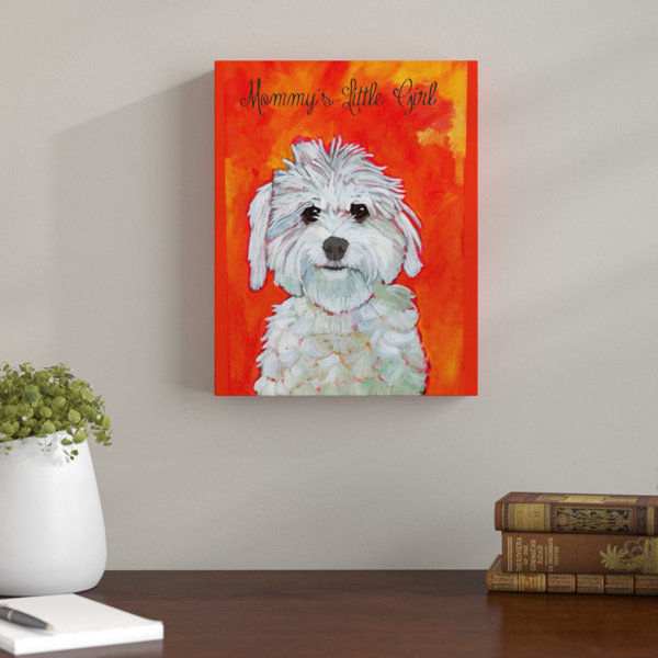 Tucker Murphy Pet Mommy S Little Girl Painting Print On Wrapped