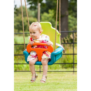 150KG Kinderschaukel Babyschaukel Set EVA Schaukelsitz mit Seil Outdoor Grün 
