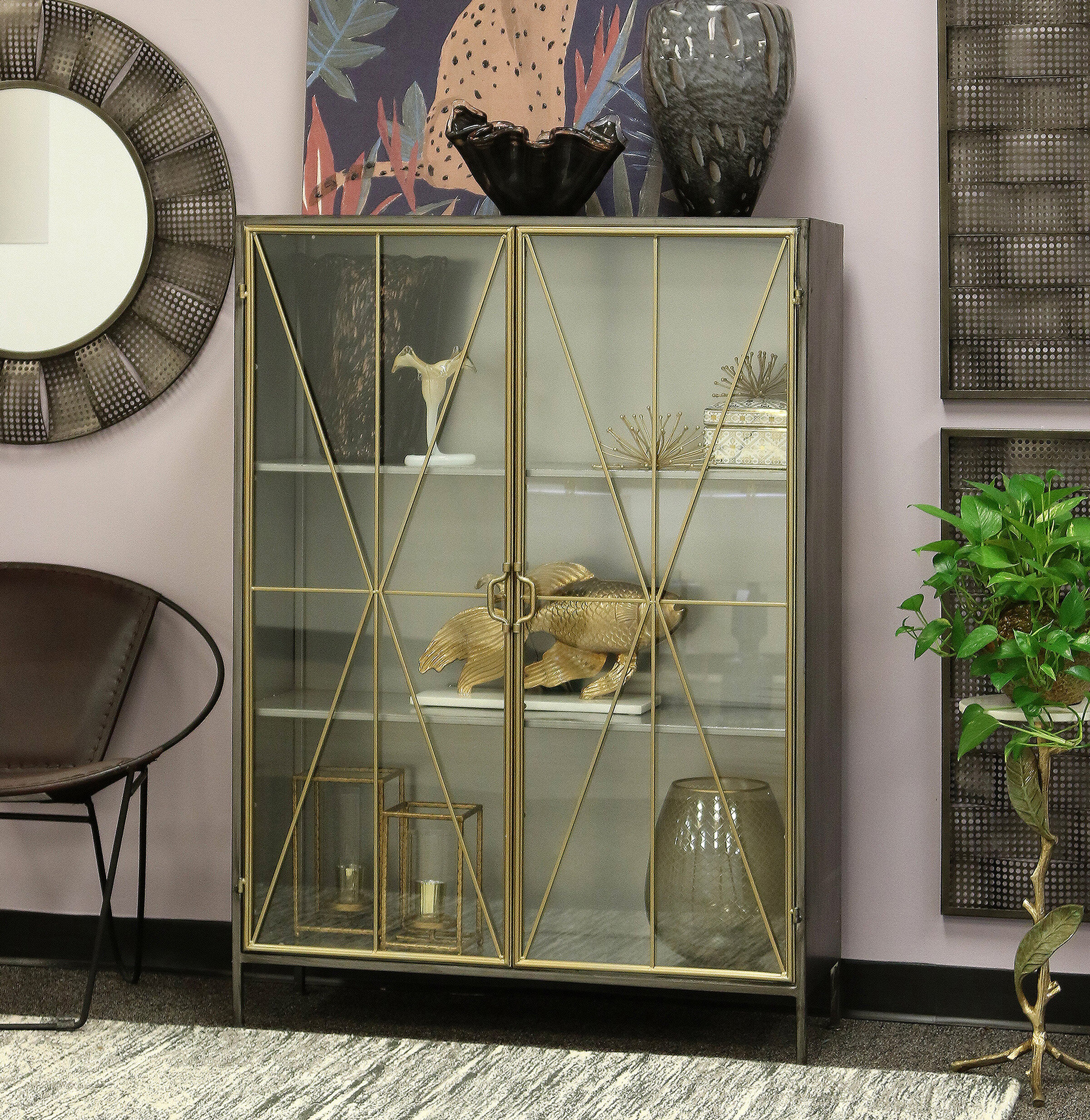 17 Stories Fralick 54 3 Tall Metal 2 Door Accent Cabinet Reviews   Fralick 543 Tall Metal 2 Door Accent Cabinet 