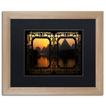 Trademark Art Sunrise View By Philippe Hugonnard Framed Photographic Print Wayfair