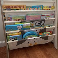 3 Sprouts Book Rack Kids Storage Shelf Organizer Baby Room Bookcase Furniture Owl/Gray URKOWL