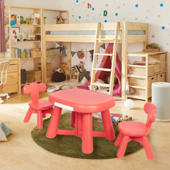 grow n up crayola wooden table & chair set