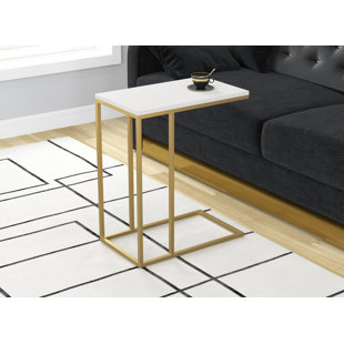 Cork Accent Metal Frame End Table by Mercer41 Herry Up
