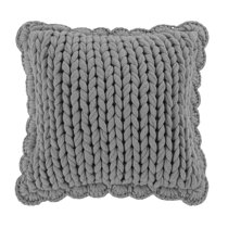 oversized knit pillow