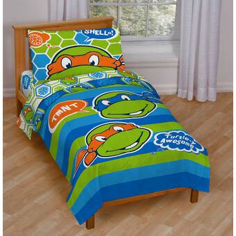 Mobel Wohnen Single Bed Reversible Teenage Mutant Ninja Turtles Duvet Cover Set Blue Green Bettwaschegarnituren Consultoresypropiedades Cl