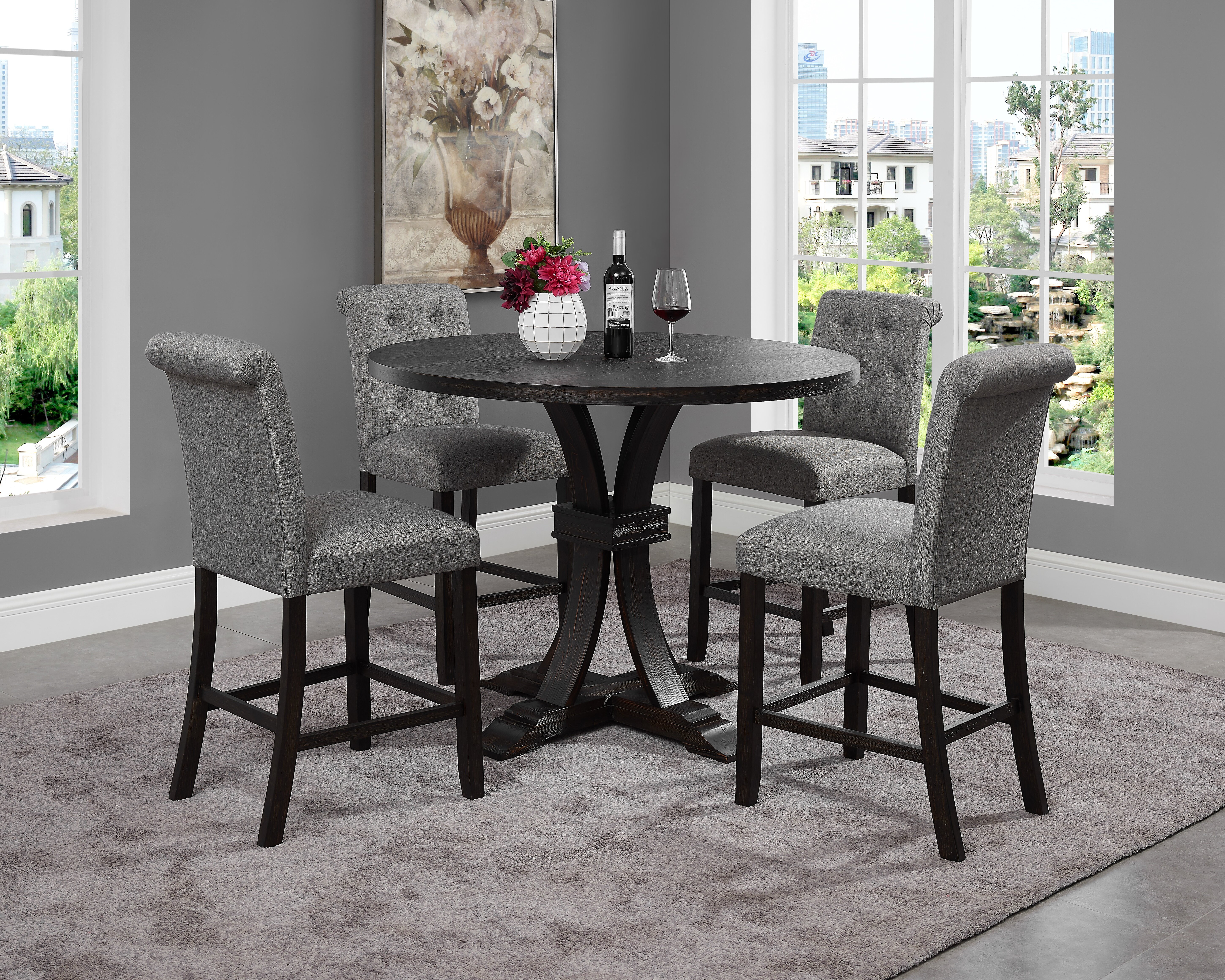 claro 5 piece dining set