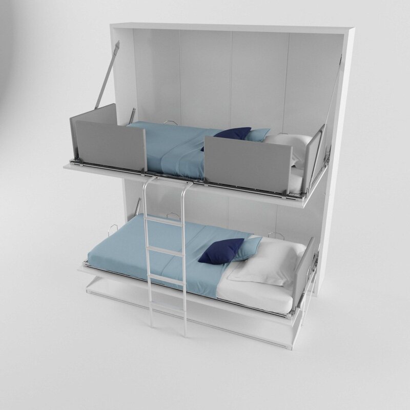 twin murphy bunk bed