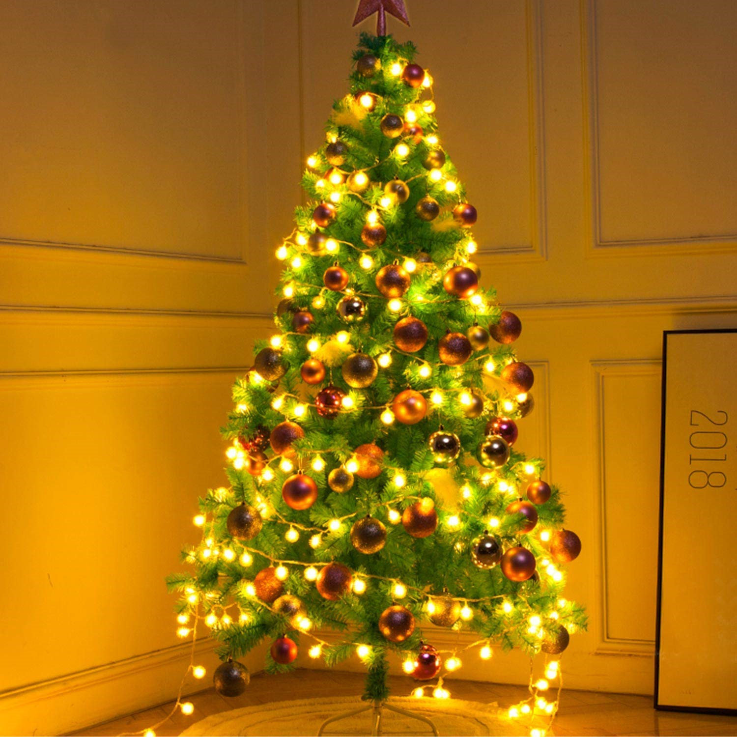 40 LED Bulbs String Lights Ball Globe Fairy Lamp Festival Xmas Indoor Outdoor