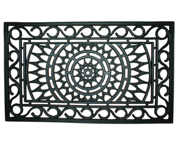 Sol 72 Outdoor Anguilla Sunburst 30 In X 18 In Outdoor Door Mat