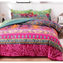 KESS InHouse Pom Graphic Design Bright & Bold Twin Comforter 68 X 88 