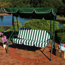 3 person canopy porch swing