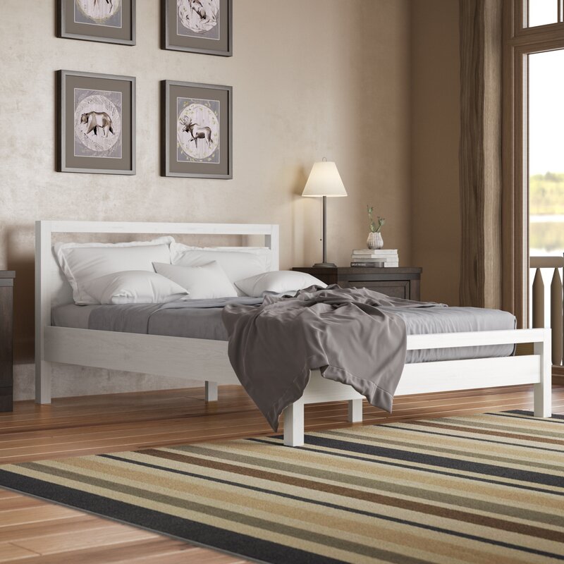Grain Wood Furniture Loft Queen Solid Wood Platform Bed Reviews Wayfair