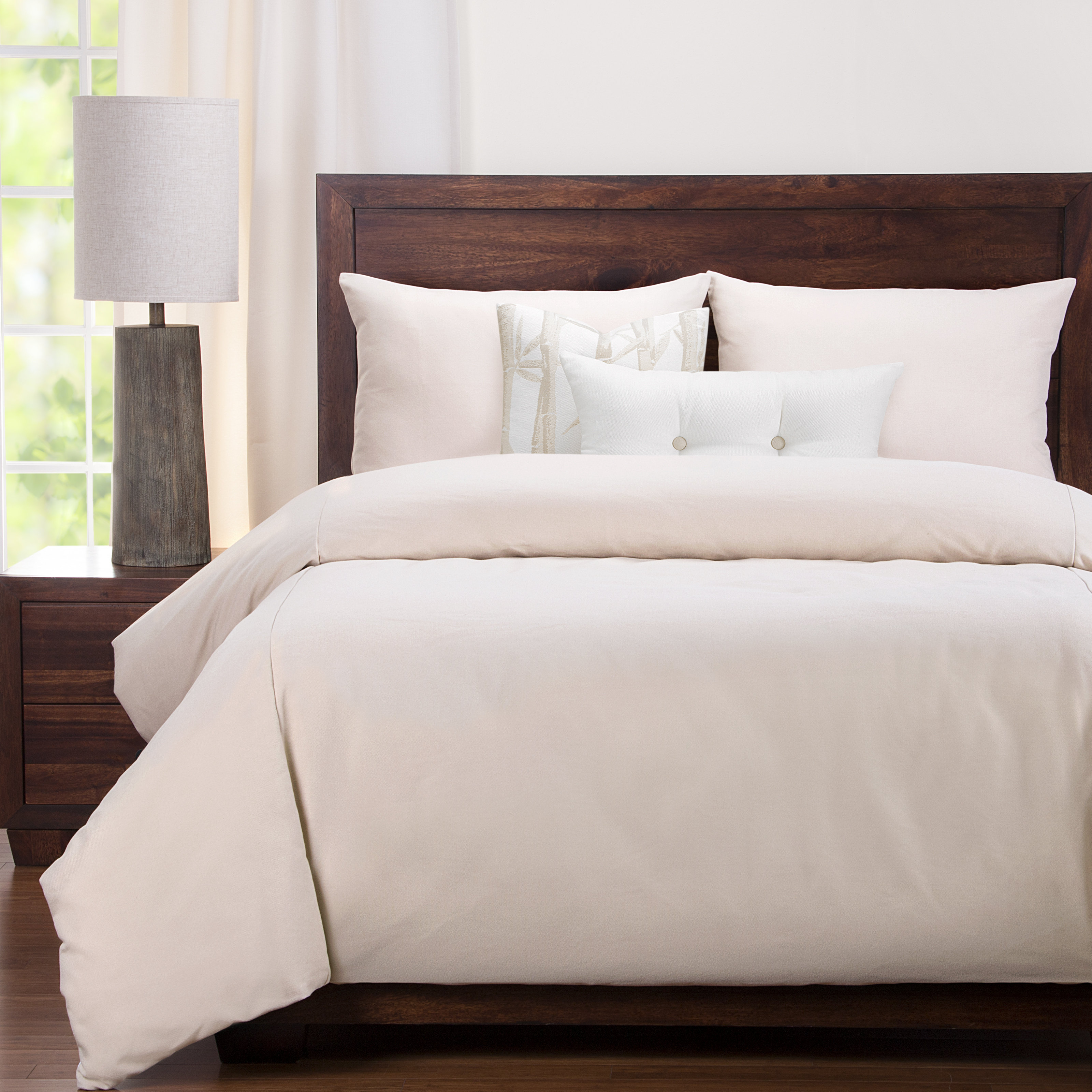 Eider & Ivory™ Gullett Tan/Off White Microfiber Modern & Contemporary