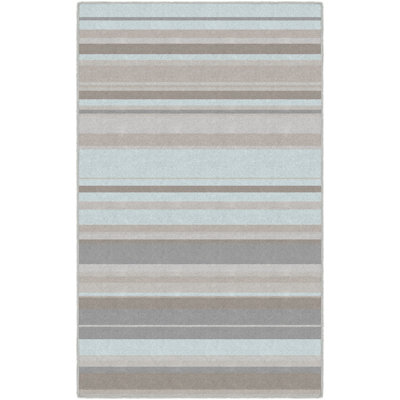 Dollhouse Wallpaper Medallion Navy Stripe NO BORDER