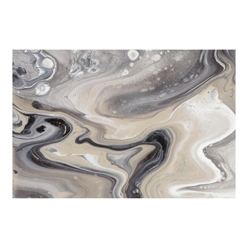 Molten Rock II 3.2m x 4.8m Textured Matt Peel & Stick Wall Mural East Urban Home