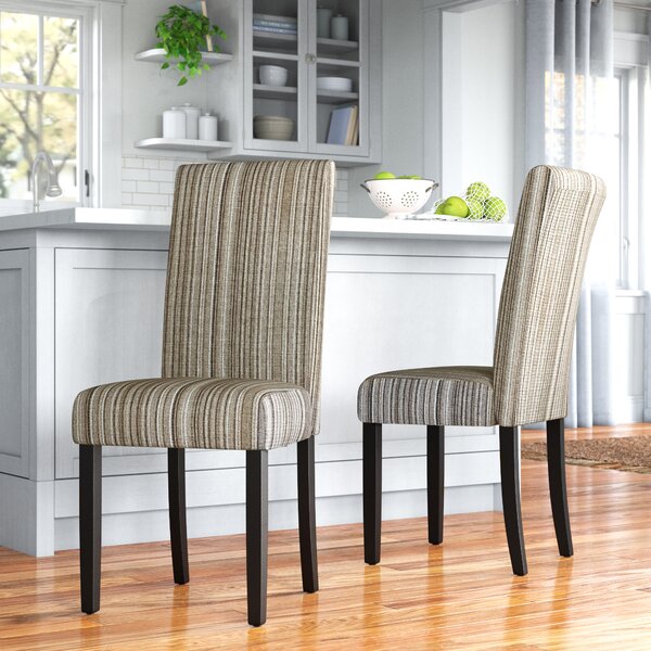 2/4 pcs Linen Dining Chair Upholstered Wooden Legs Padded Seat Lounge Chair Set 
