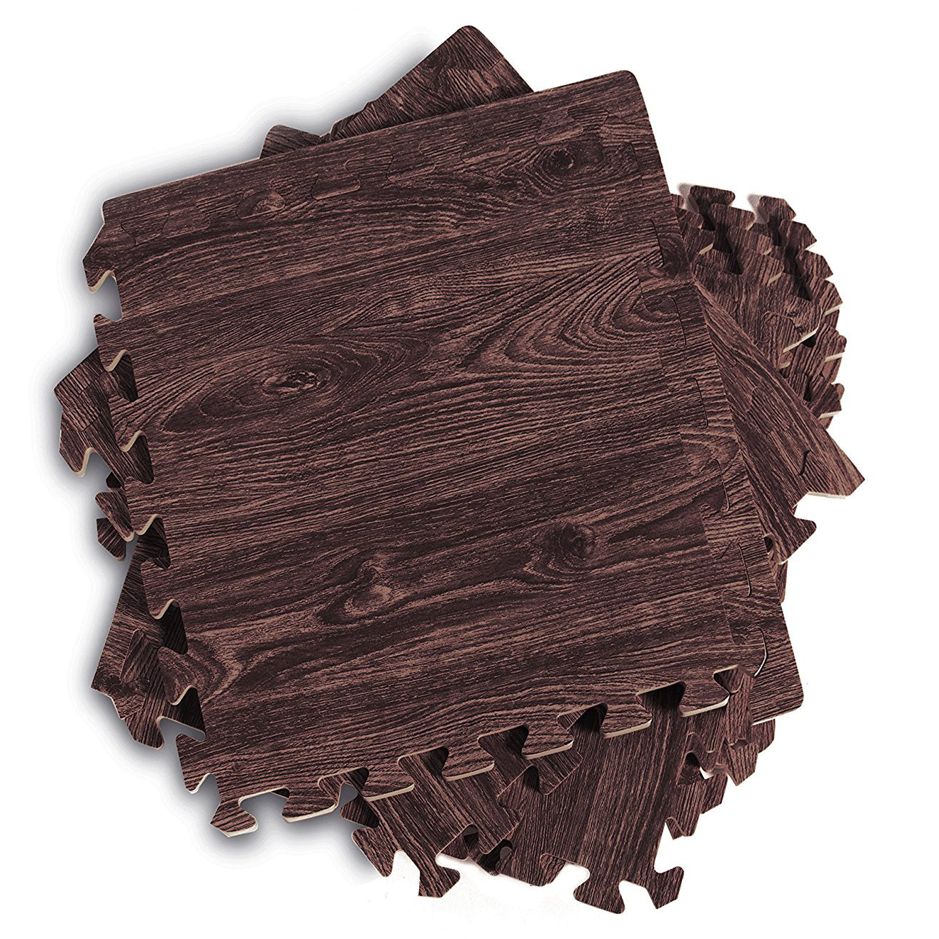 Tadpoles Wood Grain 9 Piece Floor Mat Reviews Wayfair Tadpoles Wood Grain 9 Piece Floor Mat