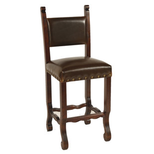 Go to store & view more images Vihaan Chestnut Bar Stool by Alcott Hill