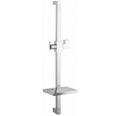 Kingston Br Claremont 23 6 Square Shower Slide Bar With Soap Kingston Br Claremont 23 6 Square Shower Slide Bar With Soap Dish Wayfair