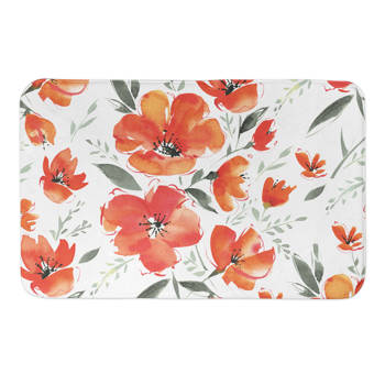 The Holiday Aisle Grainger Claus Pattern Bath Rug Wayfair