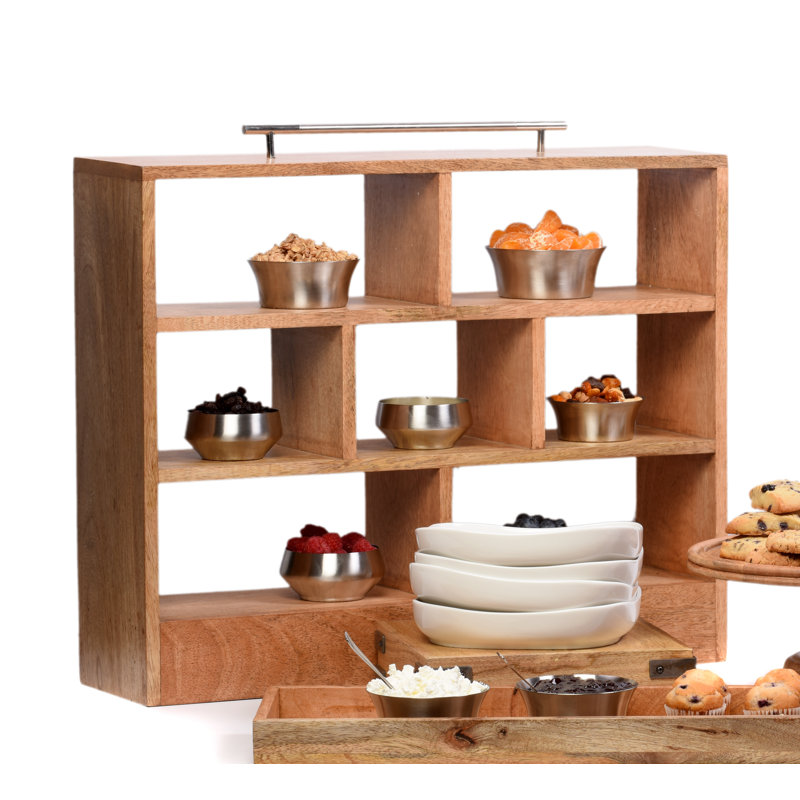 Wfx Utility Paulis 19 25 H X 22 W Wood 3 Tier Stand Spice