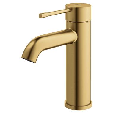 Essence Single Hole Bathroom Faucet with Drain Reviews | Perigold