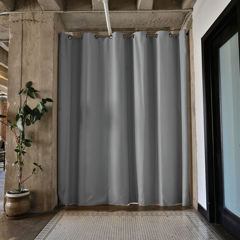 Roomdividersnow Premium Heavyweight Tension Rod Room Divider Kit Premium Heavyweight Tension Rod Room Divider Kit