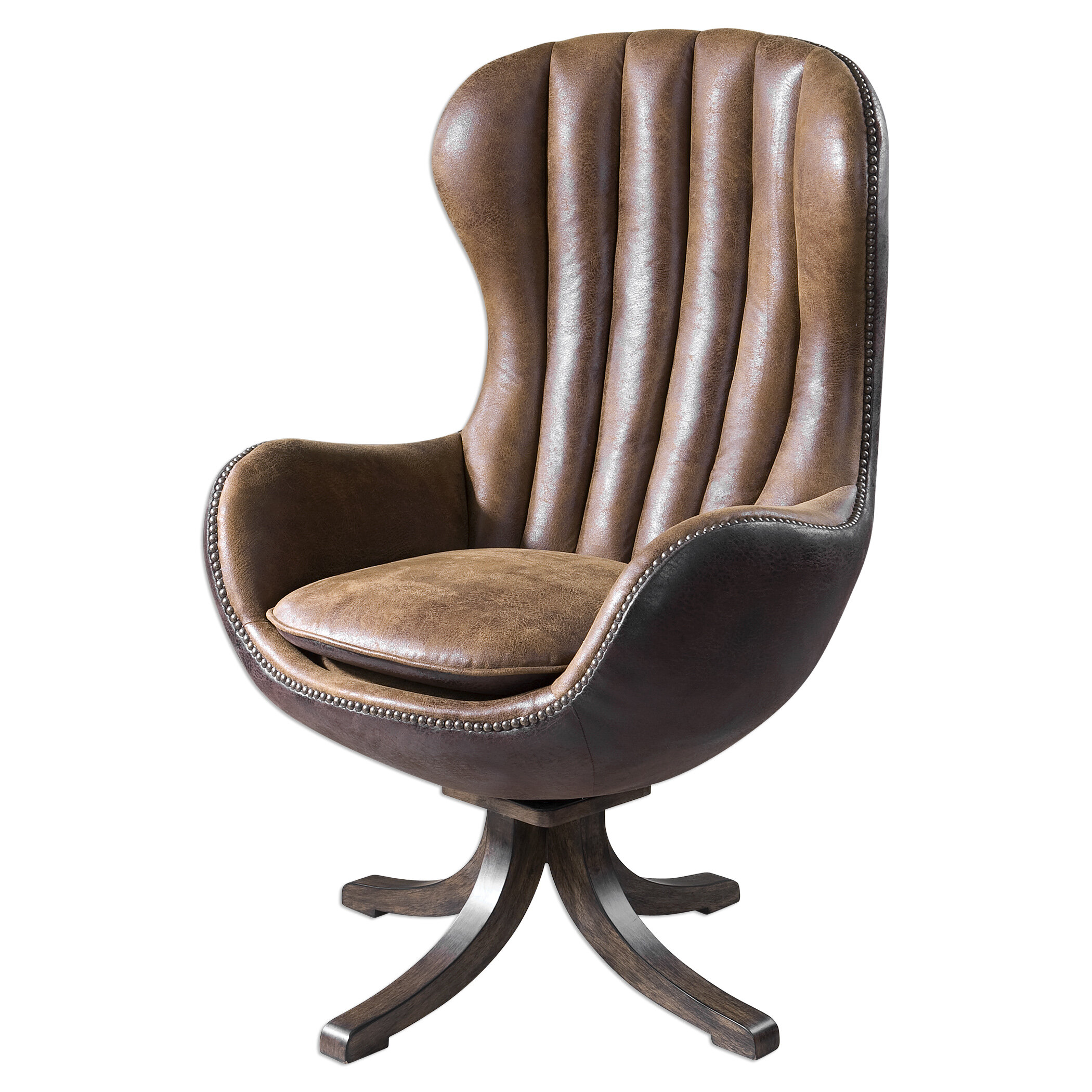 wing back desk chair