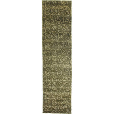 Exquisite Rugs Metropolitan Abstract Hand Knotted Wool Beige Chocolate Area Rug Wayfair