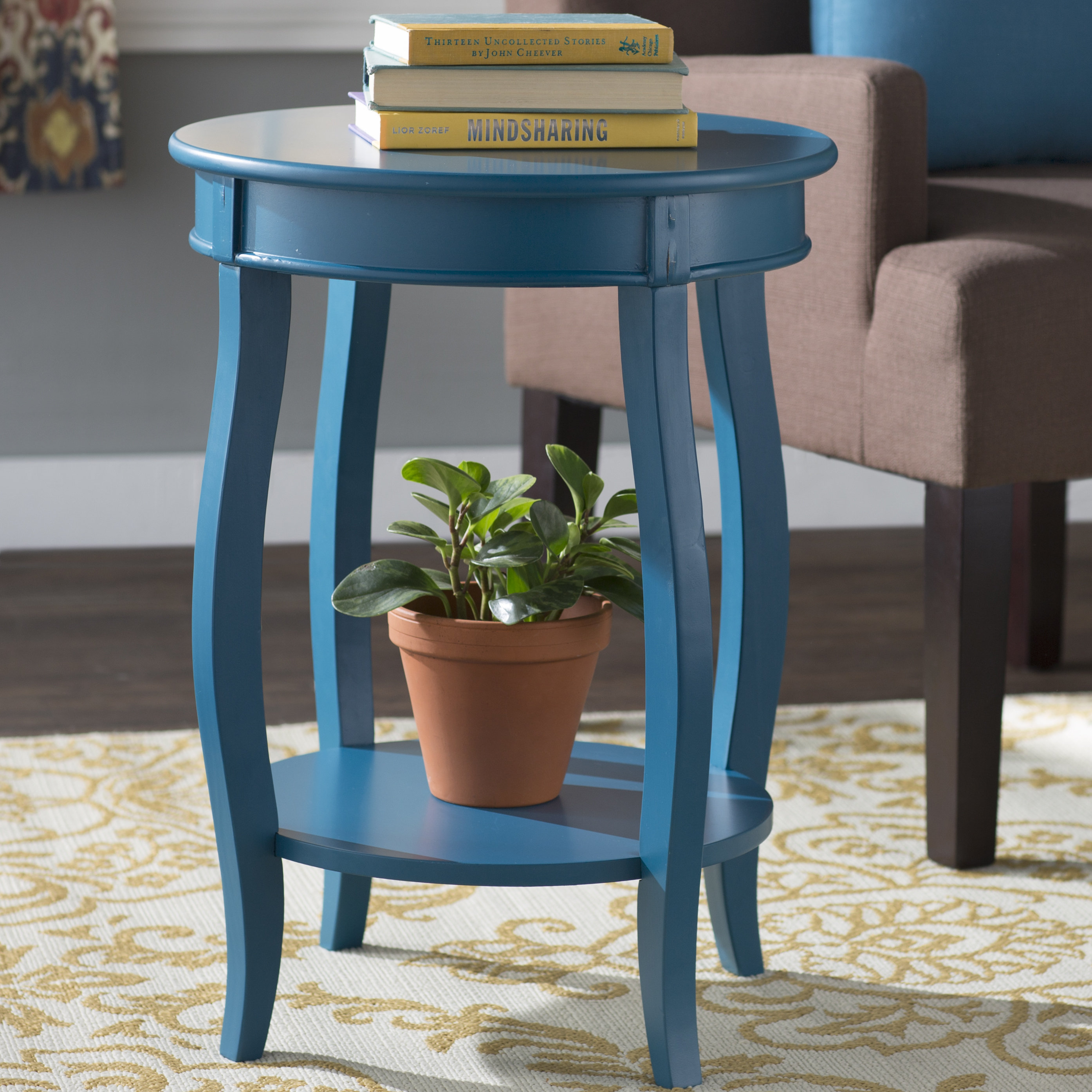Andover Mills Callan End Table With Storage Reviews Wayfair