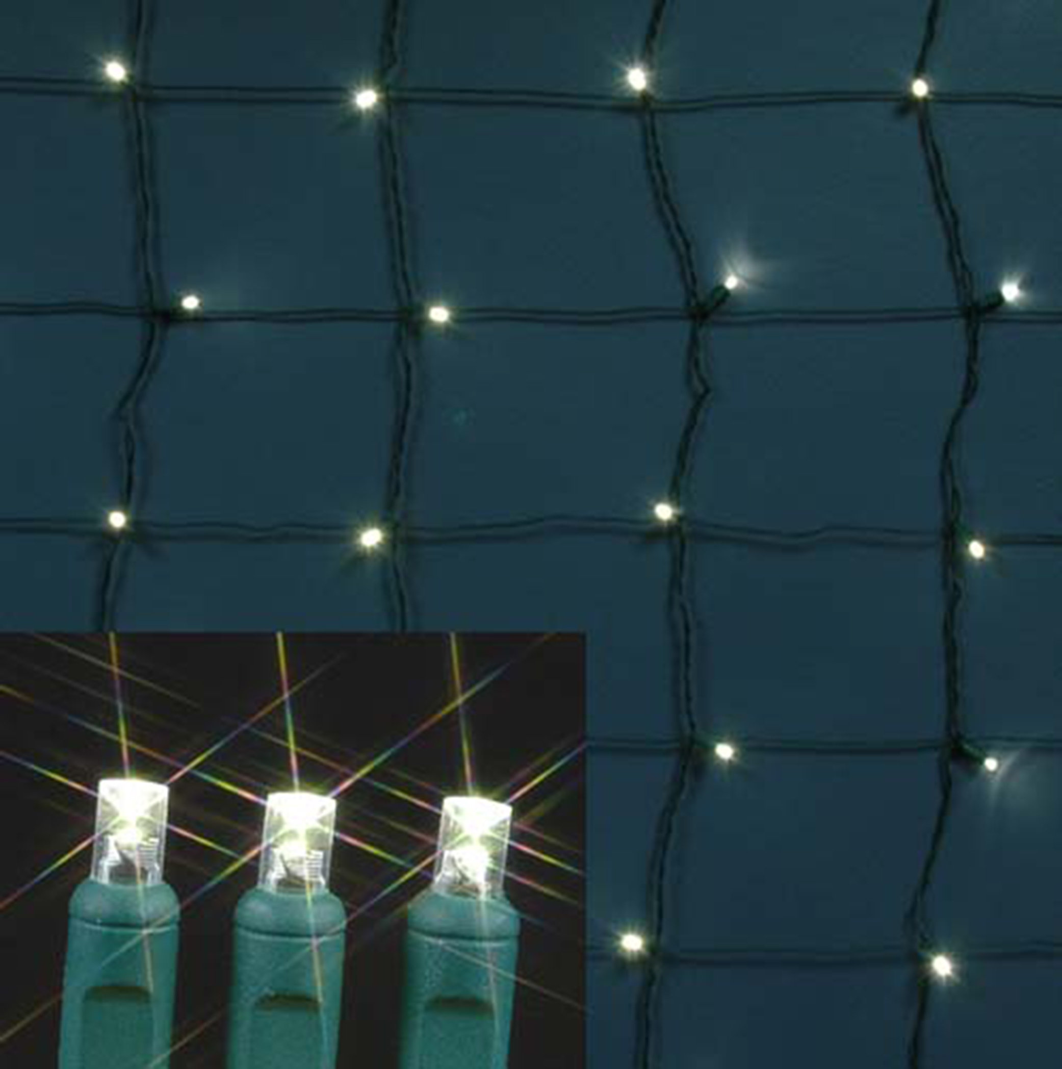 The Holiday Aisle Led Twinkle Net On Wire 108 Light Net Lighting