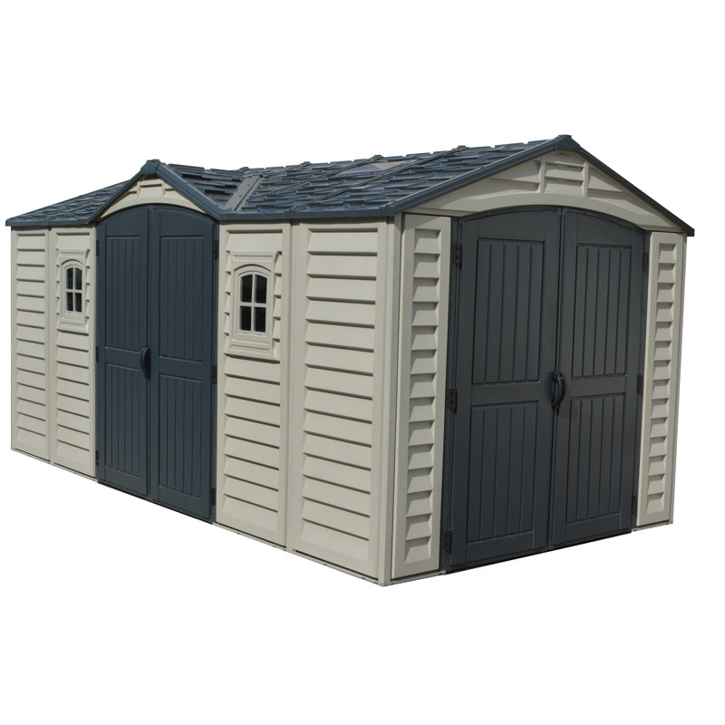 12x14 vinyl mini-barn storage shed for sale
