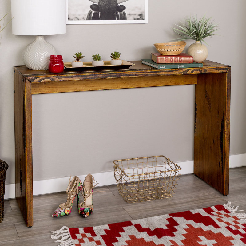 Arocho Solid Reclaimed Wood Console Table Allmodern Arocho Solid Reclaimed Wood Console Table