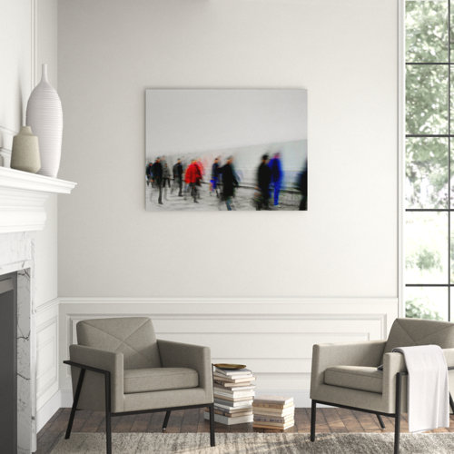 Carlyle Fine Art Figurative The Rush Framed Graphic Art Wayfair