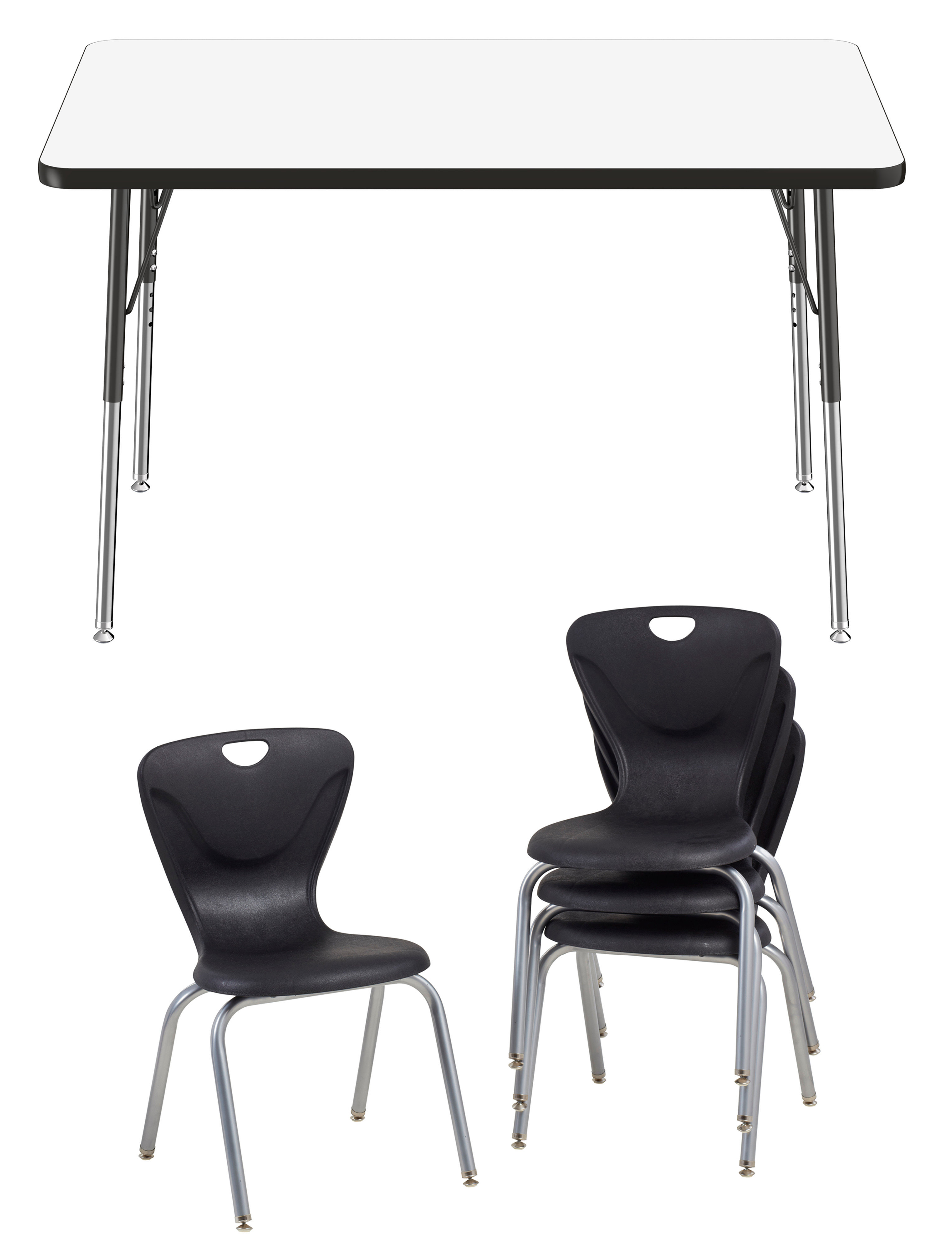 erasable table and chair set