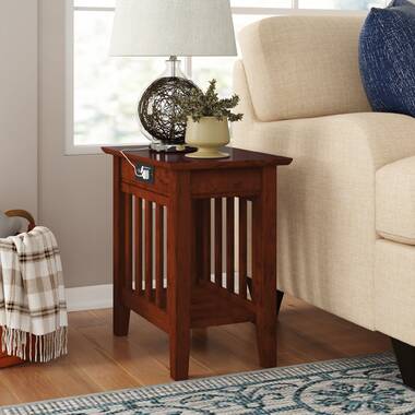 geers end table with storage