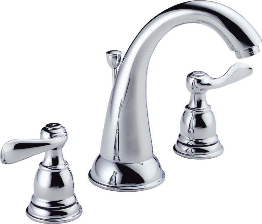 B3596lf Ss Ob Delta Windemere Widespread Bathroom Faucet With