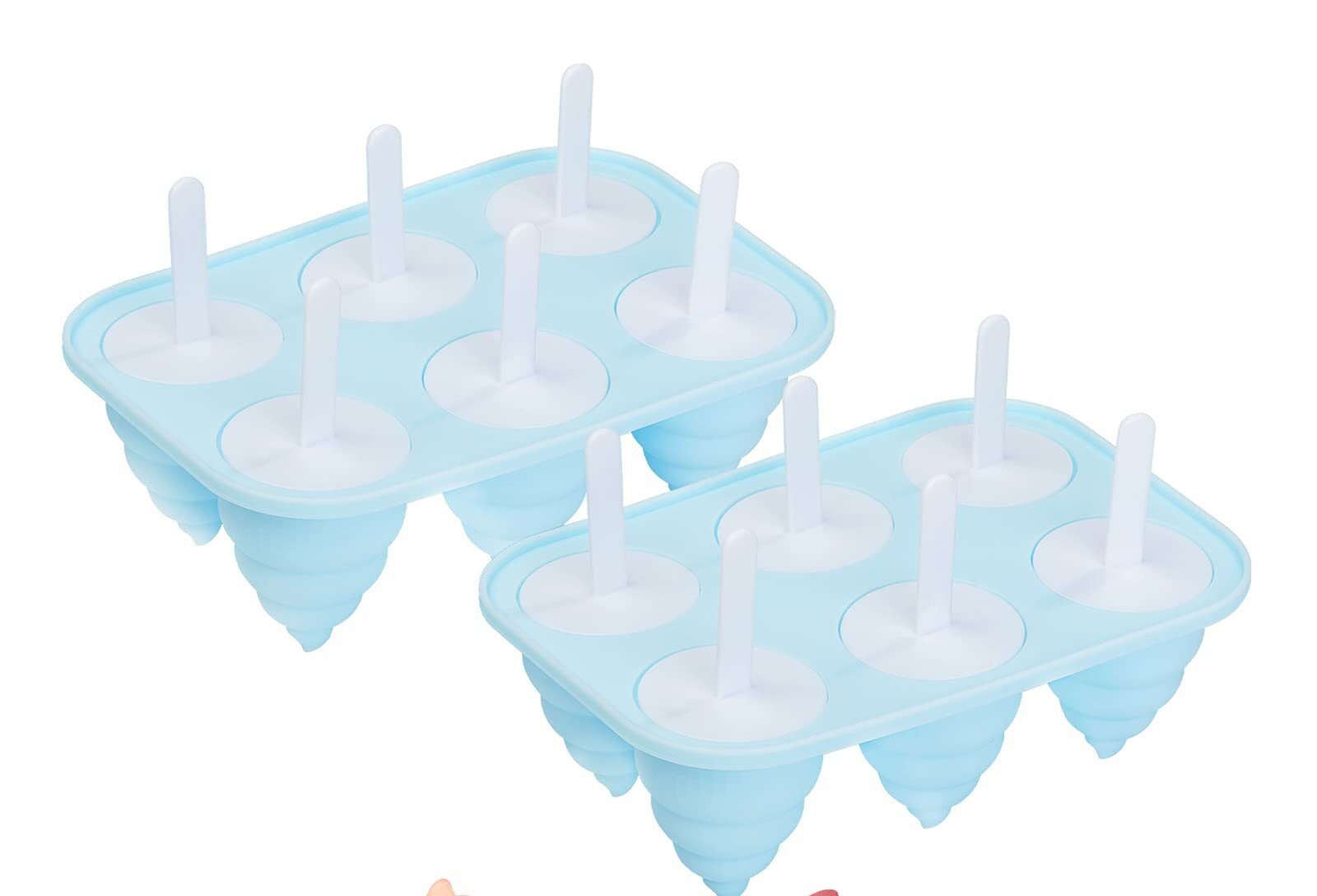 3 Cavity Ice Lolly Cream Maker Mold DIY Pop Popsicle Mould Frozen Yogurt Icebox 