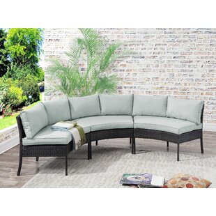 View Petunia Circular Patio Sectional with Cushions Span Class productcard