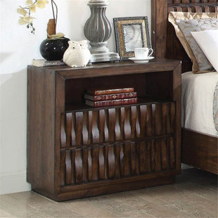 Go to store & view more images Ashlock 2 Drawer Nightstand by Bloomsbury Market