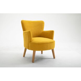 mustard bucket chair