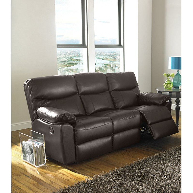 Zipcode Design Elaina 3 Seater Reclining Sofa Reviews Wayfair Elaina 3 Seater Reclining Sofa