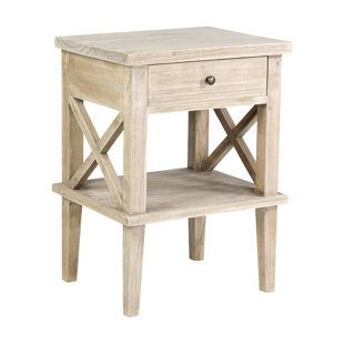 Destrey Mindi Wood End Table by Rosalind Wheeler Today Only Sale