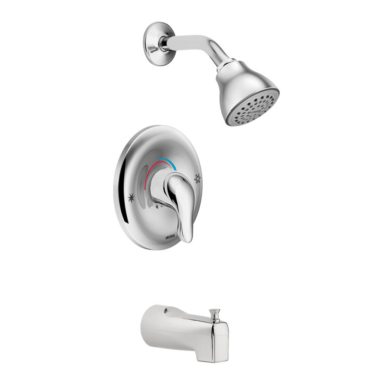 Chateau Tub and Shower Faucet with Lever Handle and Posi-Temp