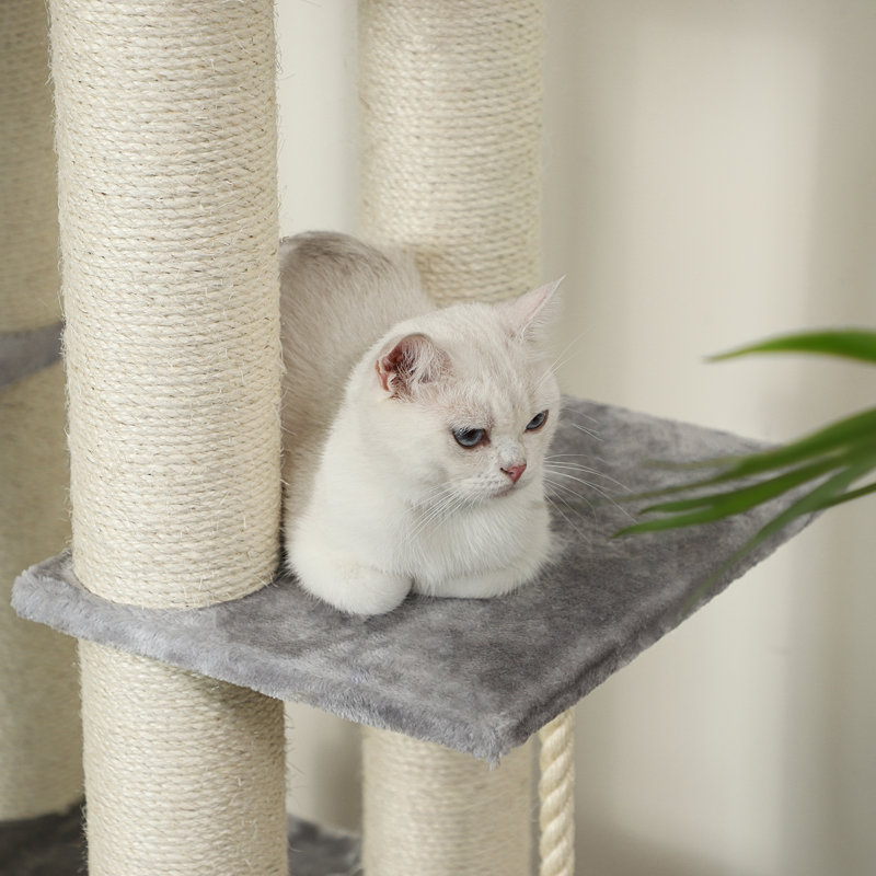 Feandrea Cat Tree For Large Cat Cat Tower With 2 In 1 Perch