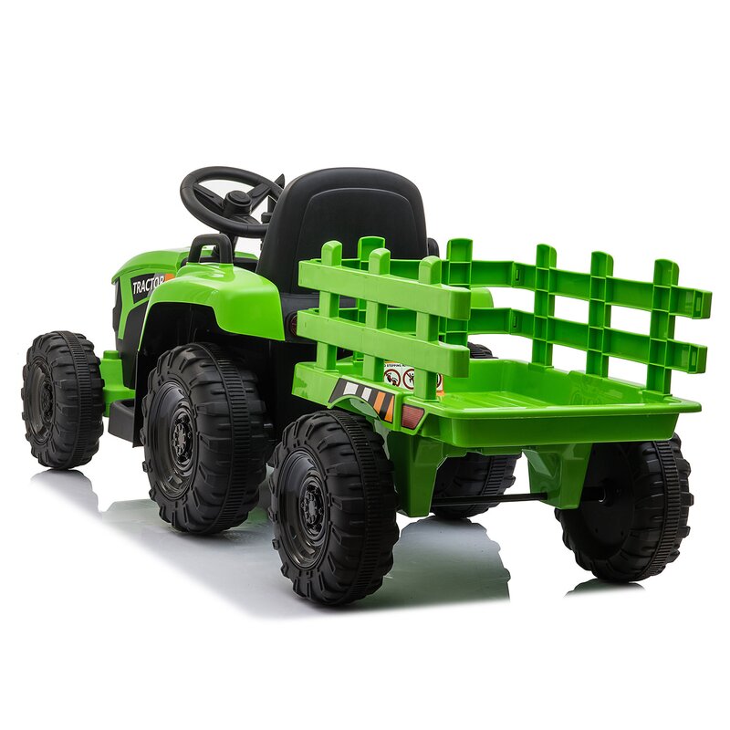 green ride on tractor