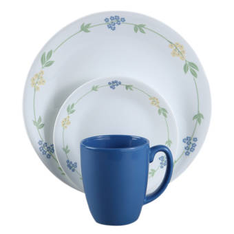 Corelle Secret Garden 16 Piece Dinnerware Set Service For 4 Reviews Wayfair