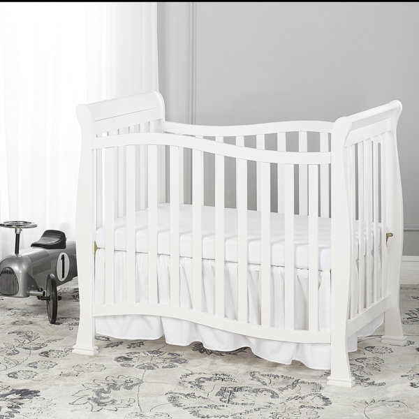 small grey cot