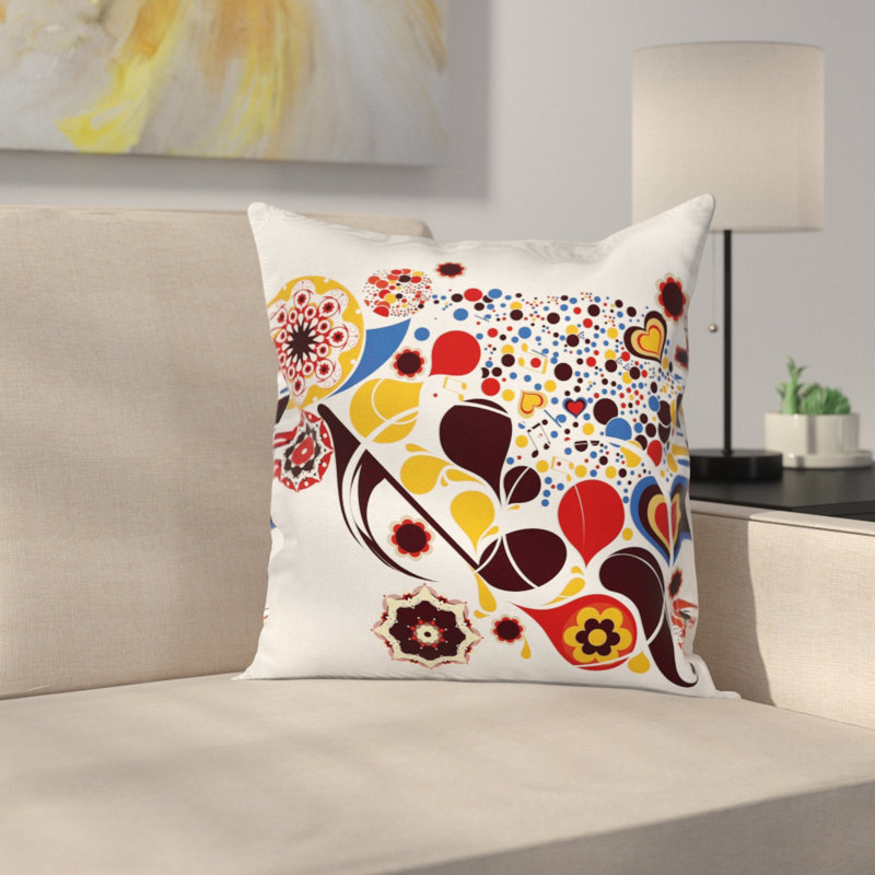 Indian South Asian Home Decor Pillows Abstract Digitally Printed